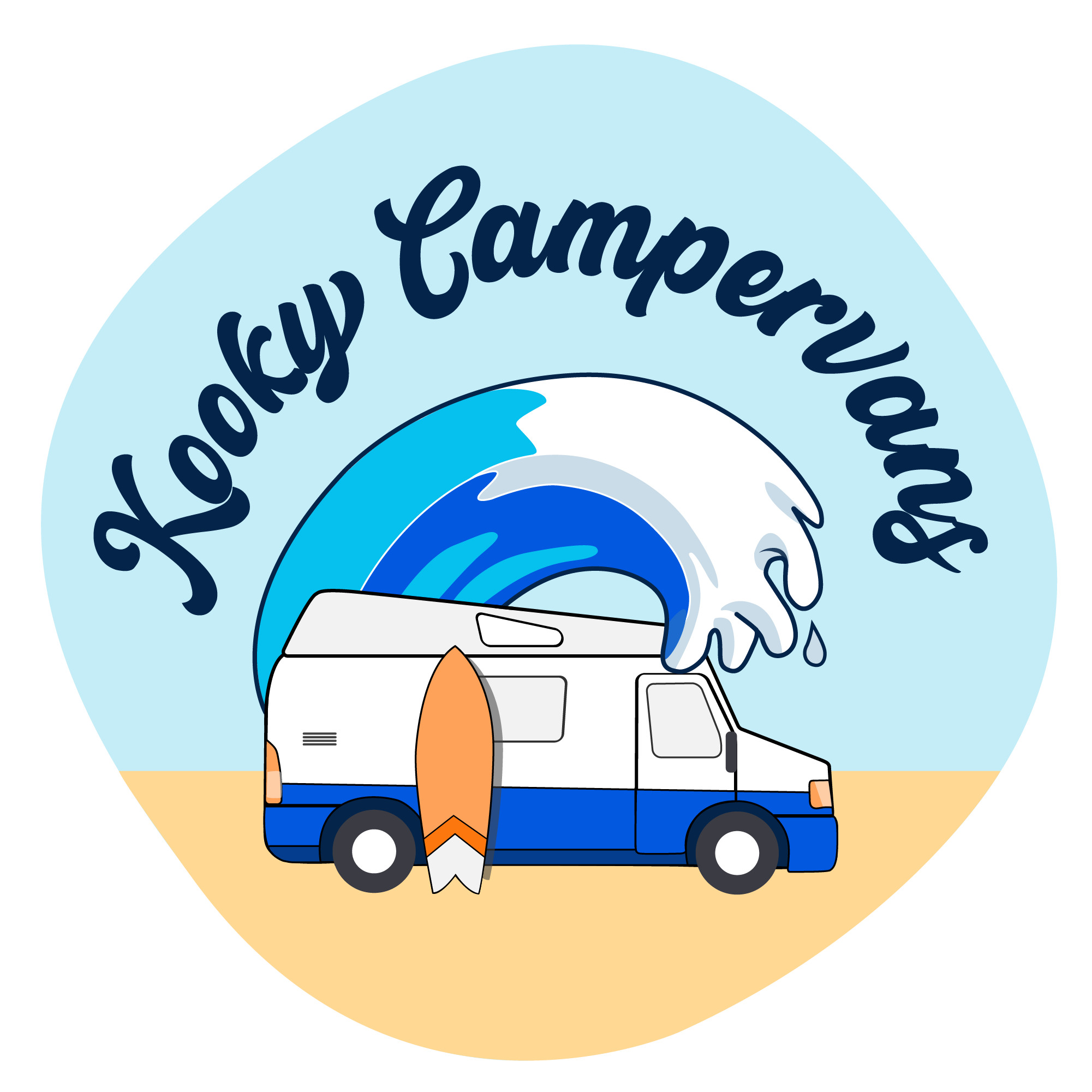 Kooky Campers round logo